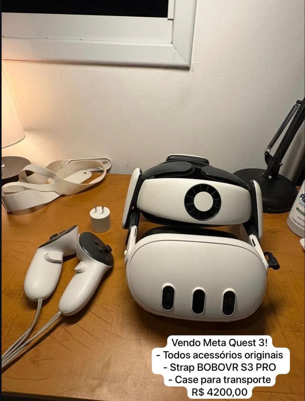 Meta quest 3 com strap BOBOVR s3 Pro - Foto 2