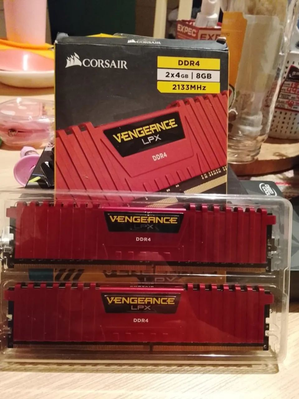 Memória RAM Corsair Vengeance LPX DDR4 8GB (2x4GB) 2133MHz CL13