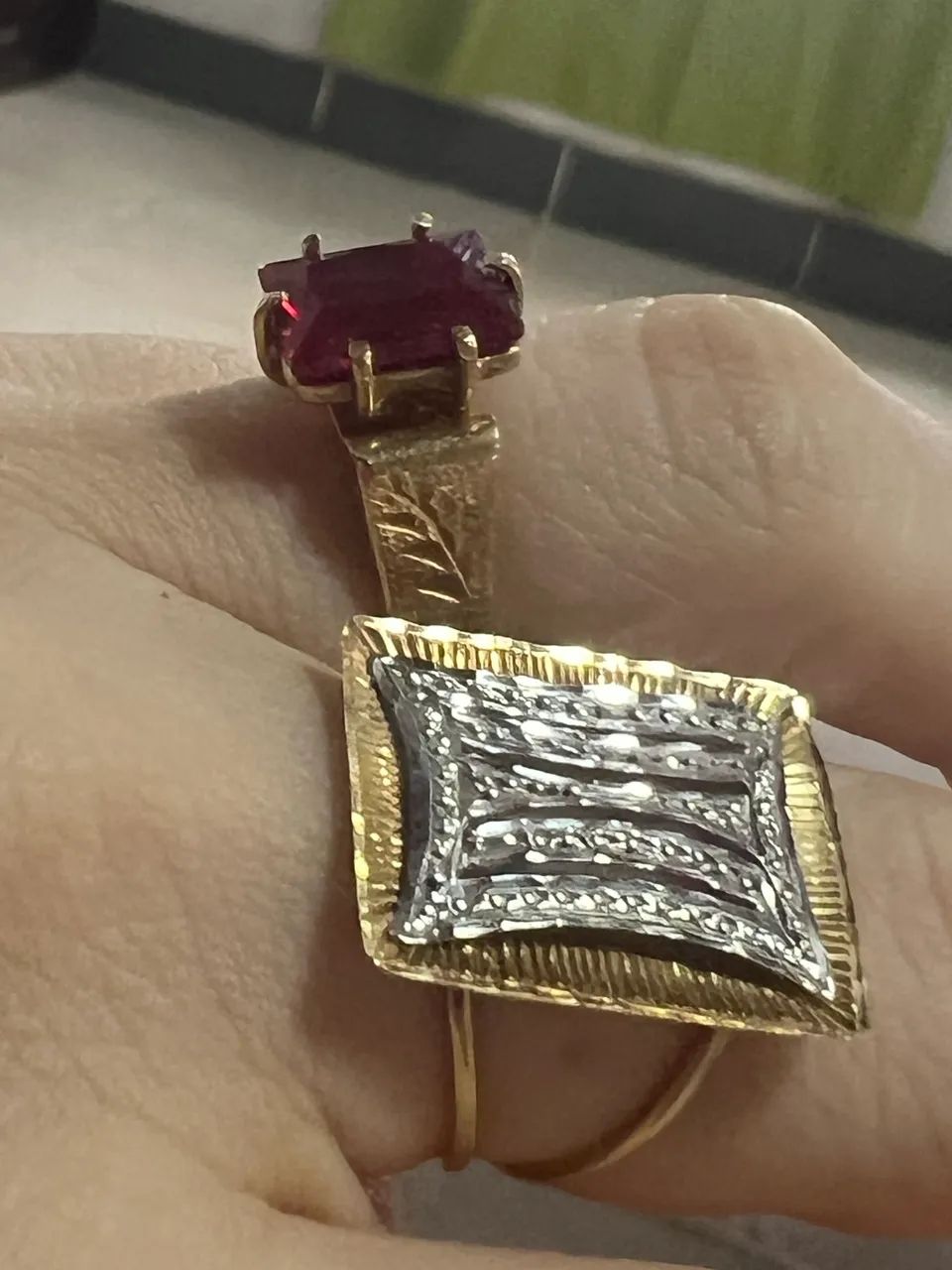 VENDO 2 ANÉIS OURO 18 k  - Foto 3