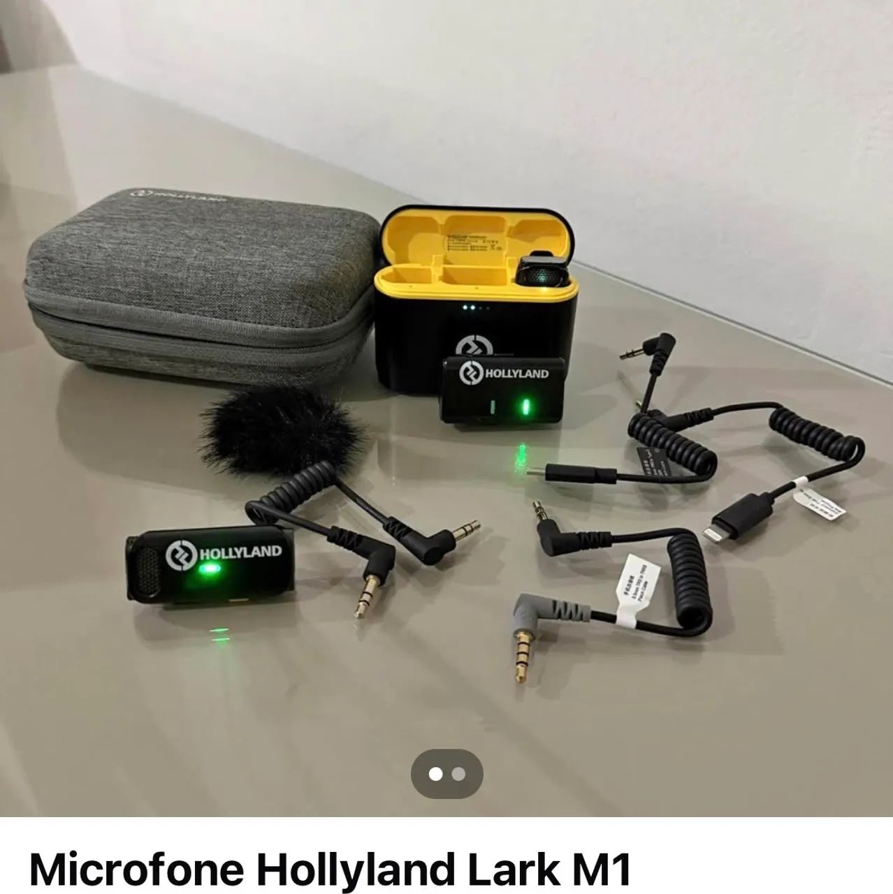 Microfone de lapela 