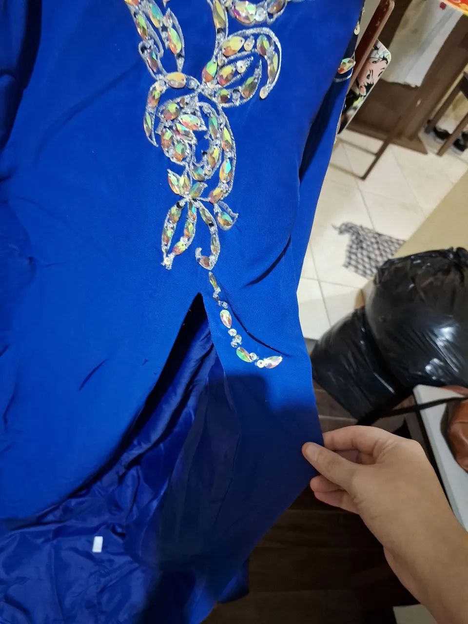 Vestido azul de festa - Foto 4