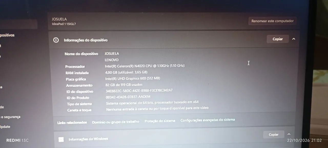 Notebook Lenovo  - Foto 3