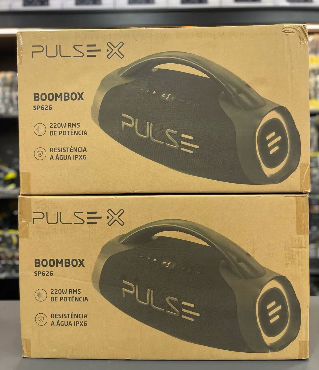 CAIXA DE SOM PULSE COM 220W e DURAÇÃO DE 15Horas NOTA FISCAL E GARANTIA  - Foto 2