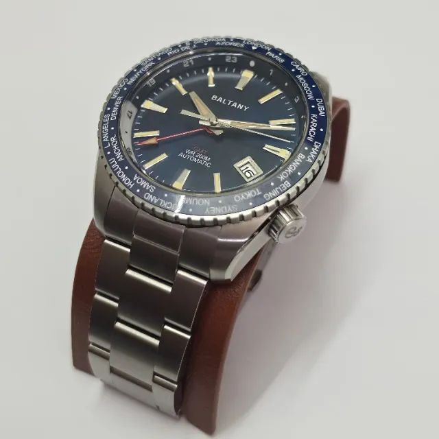 Relógio Baltany S6083 Azul Automático NH34 GMT - Foto 2