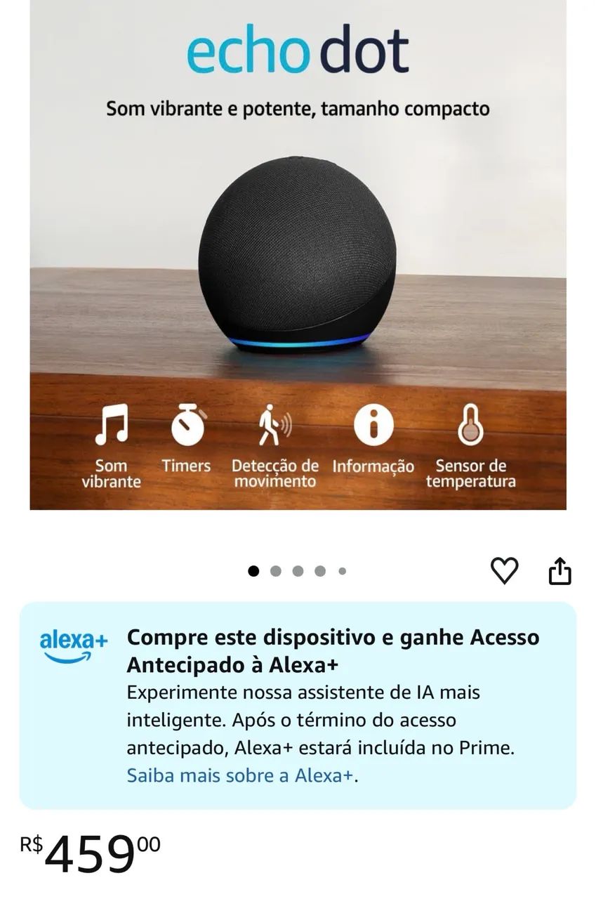 Echo Dot 5a Geração - Original  - Foto 2