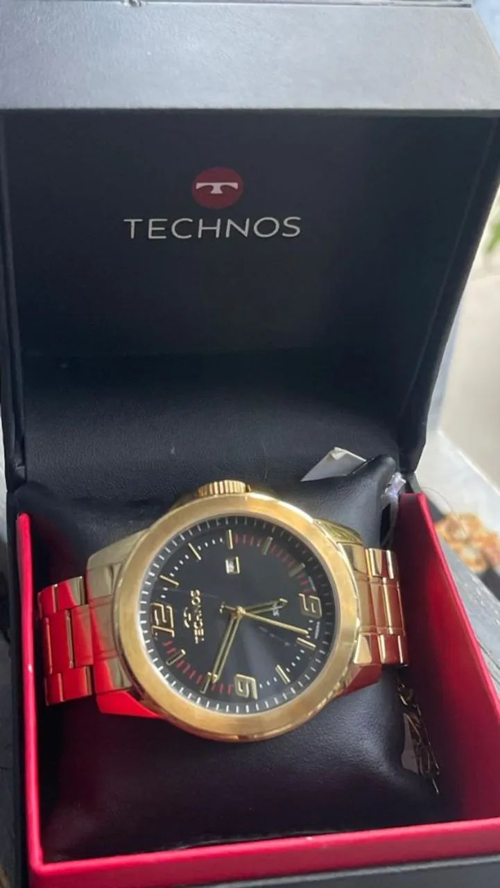 Vendo relógio technos original masculino, pouco tempo de uso - Foto 2