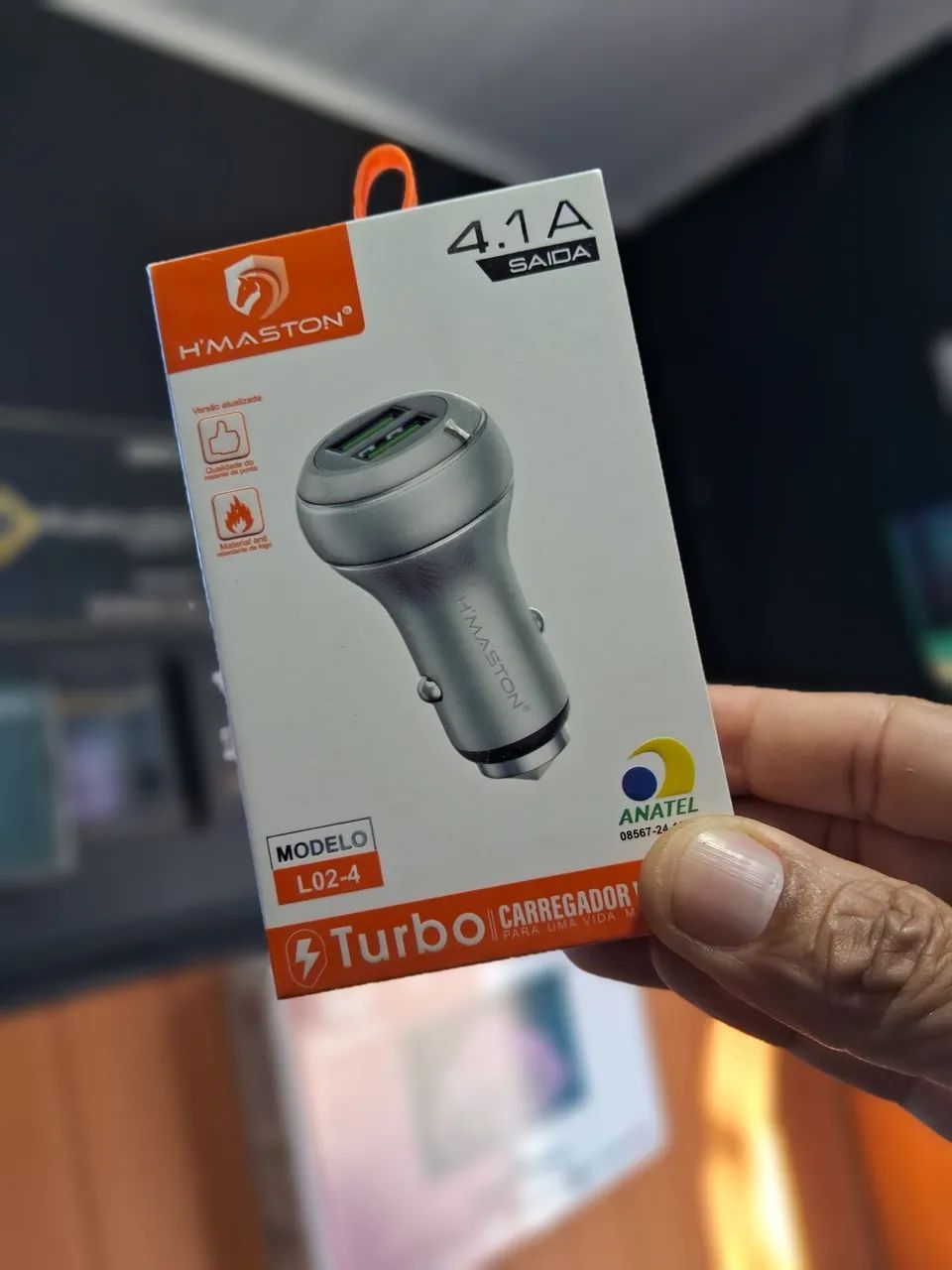 CARREGADOR VEICULAR H-MASTON
