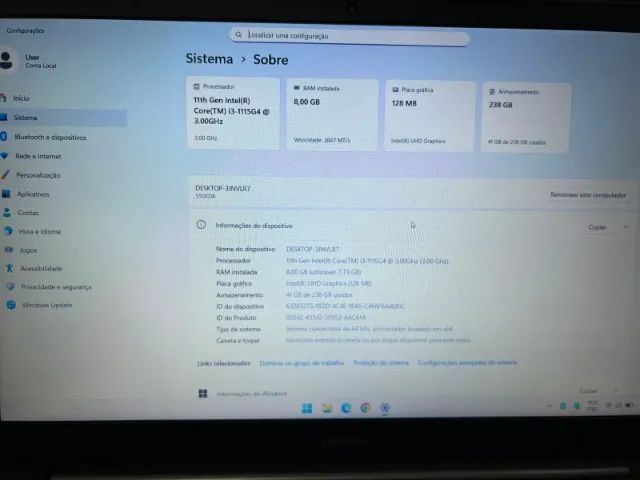 Notebook Samsung Book NP550XDA - 8928 - Foto 4
