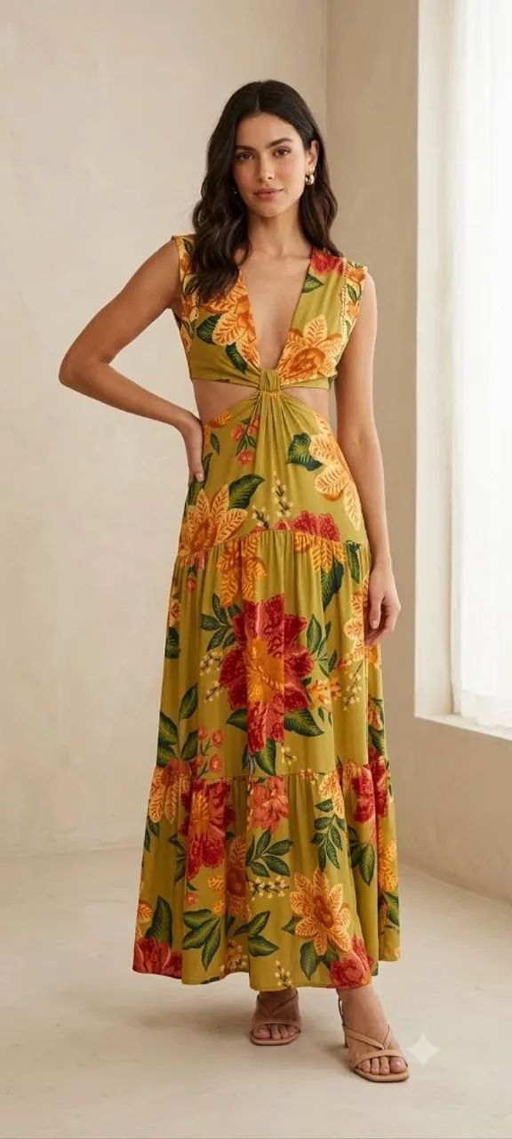 Vestido farm semi novo