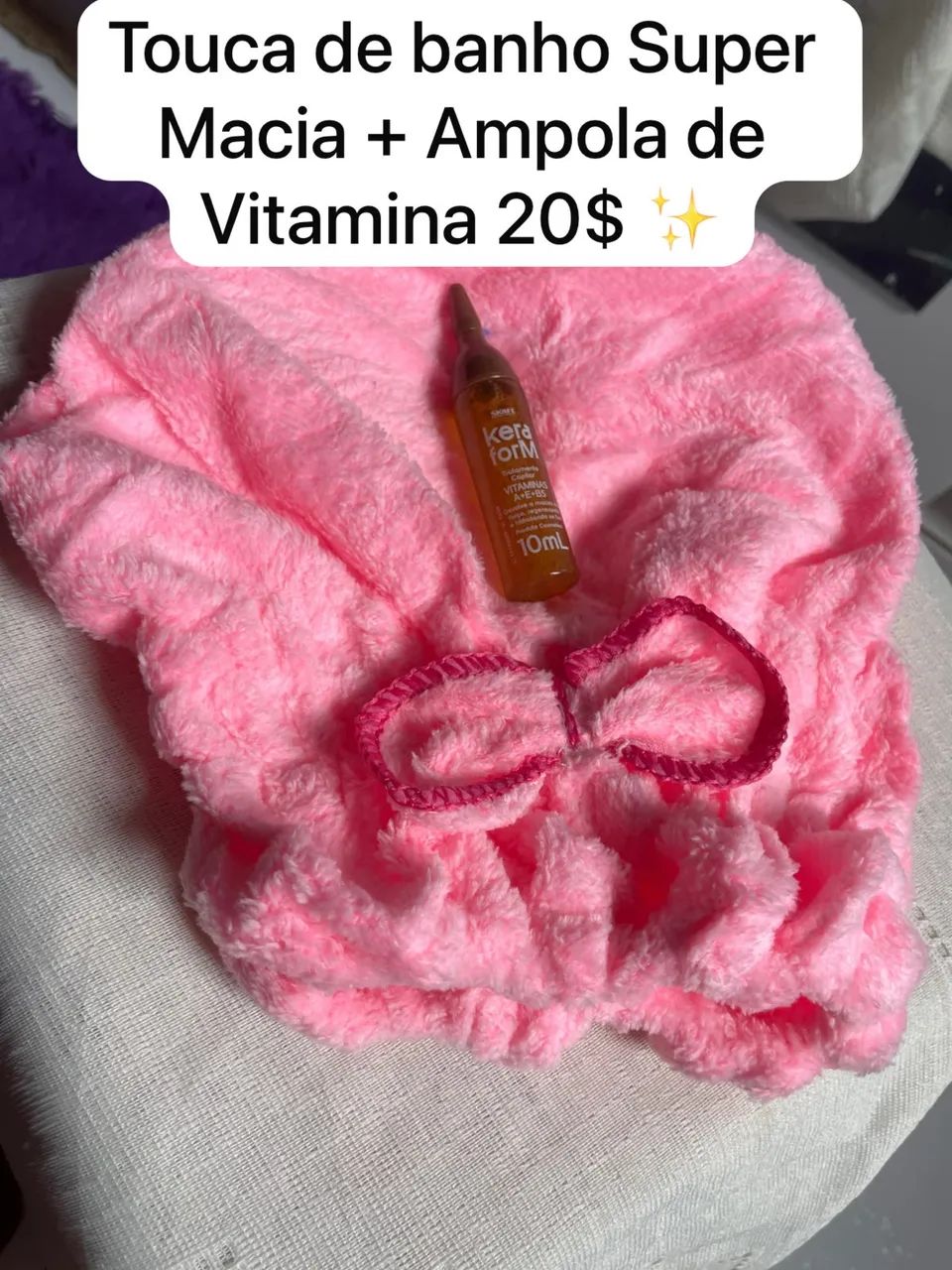 Touca de cabelo com ampola  - Foto 2