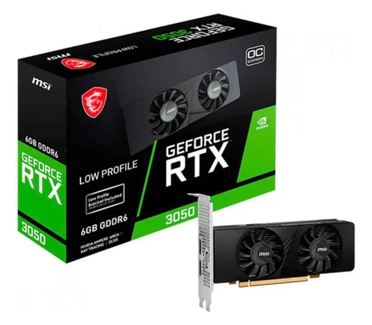 RTX 3050 LP 6G OC (versão Low Profile)