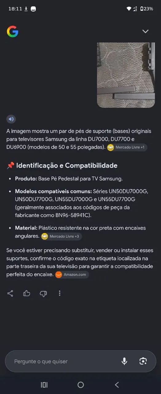 Suporte de tv 50 e 55 polegadas Samsung  - Foto 2