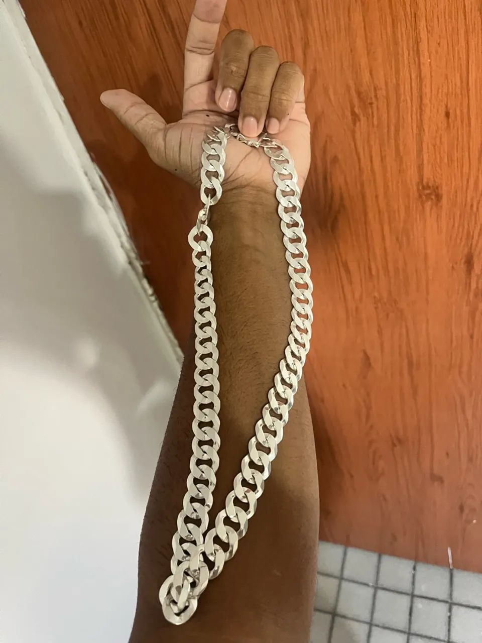 Cordão de prata 20mm mista 