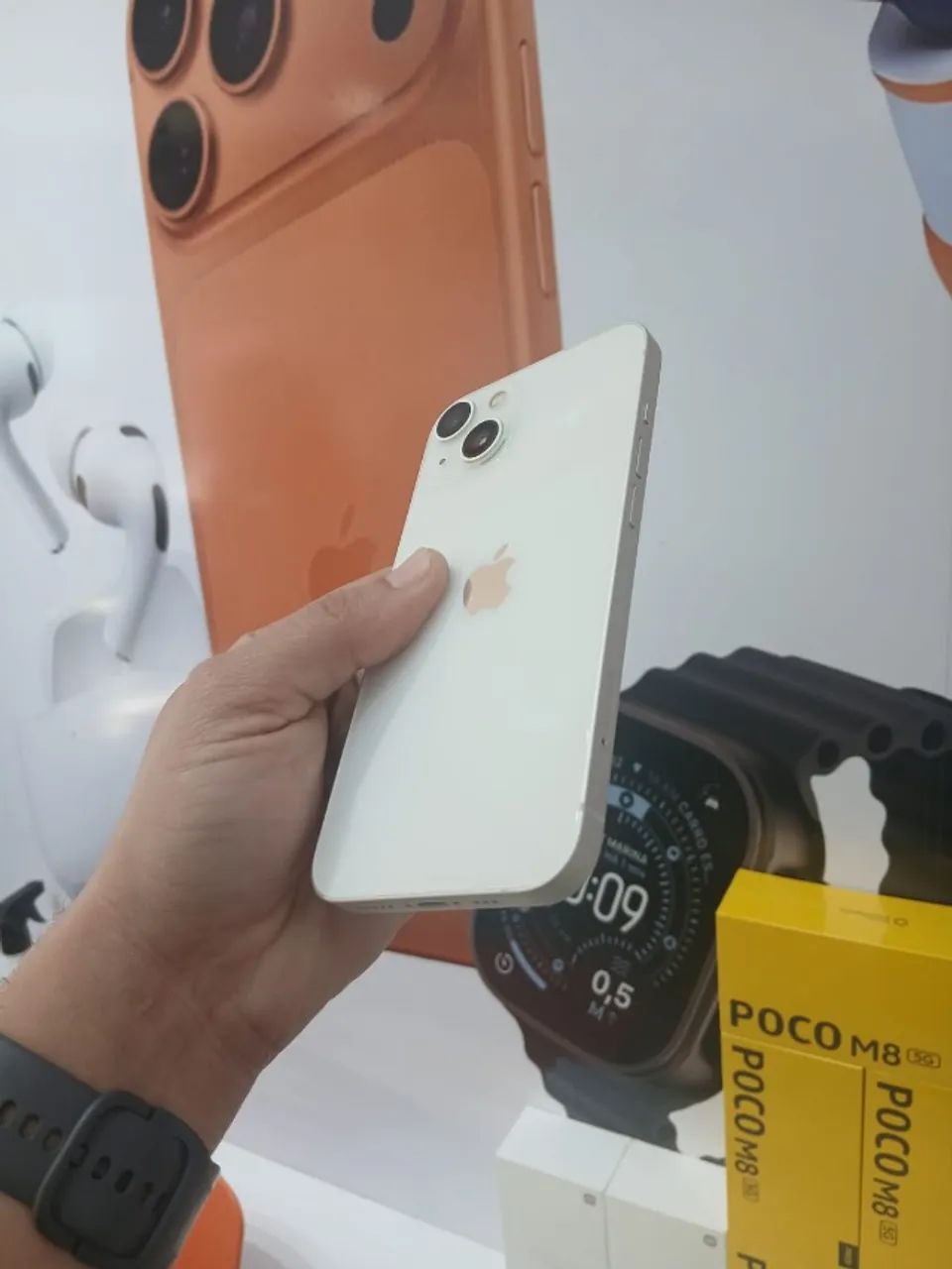 IPHONE 13 128GB 98% - BRANCO - Foto 3