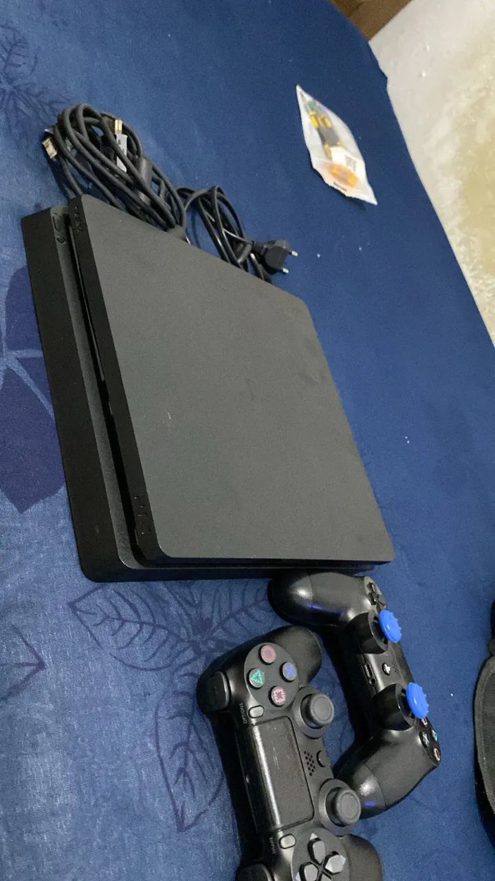 Ps4 Slim 1TB-Seminovo-compatível com desbloqueio 