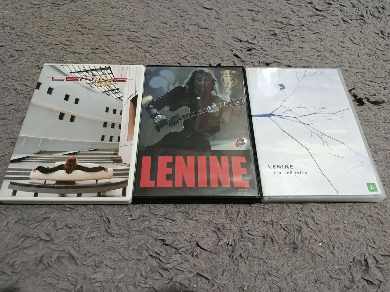 DVD Lote Lenine (Cité / Acústico / Em trânsito)