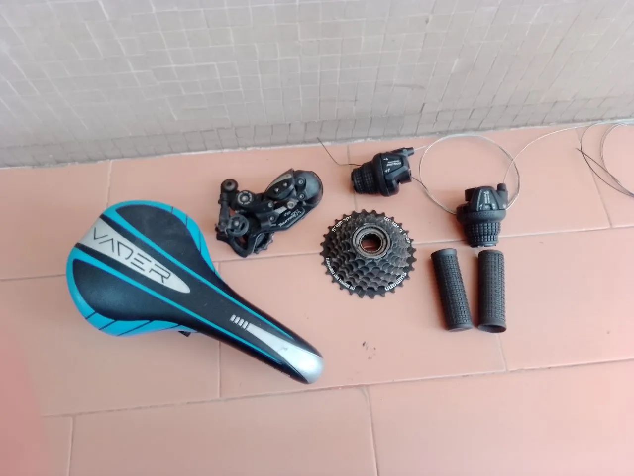 Câmbio, catraca e passador Shimano  - Foto 3