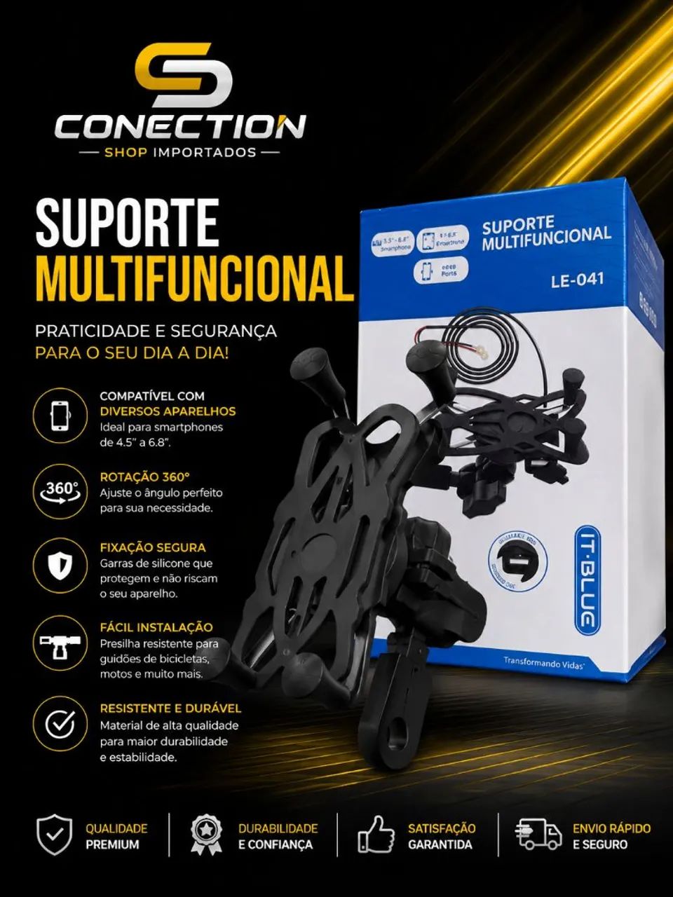OFERTA Suporte Celular Com Carregador 