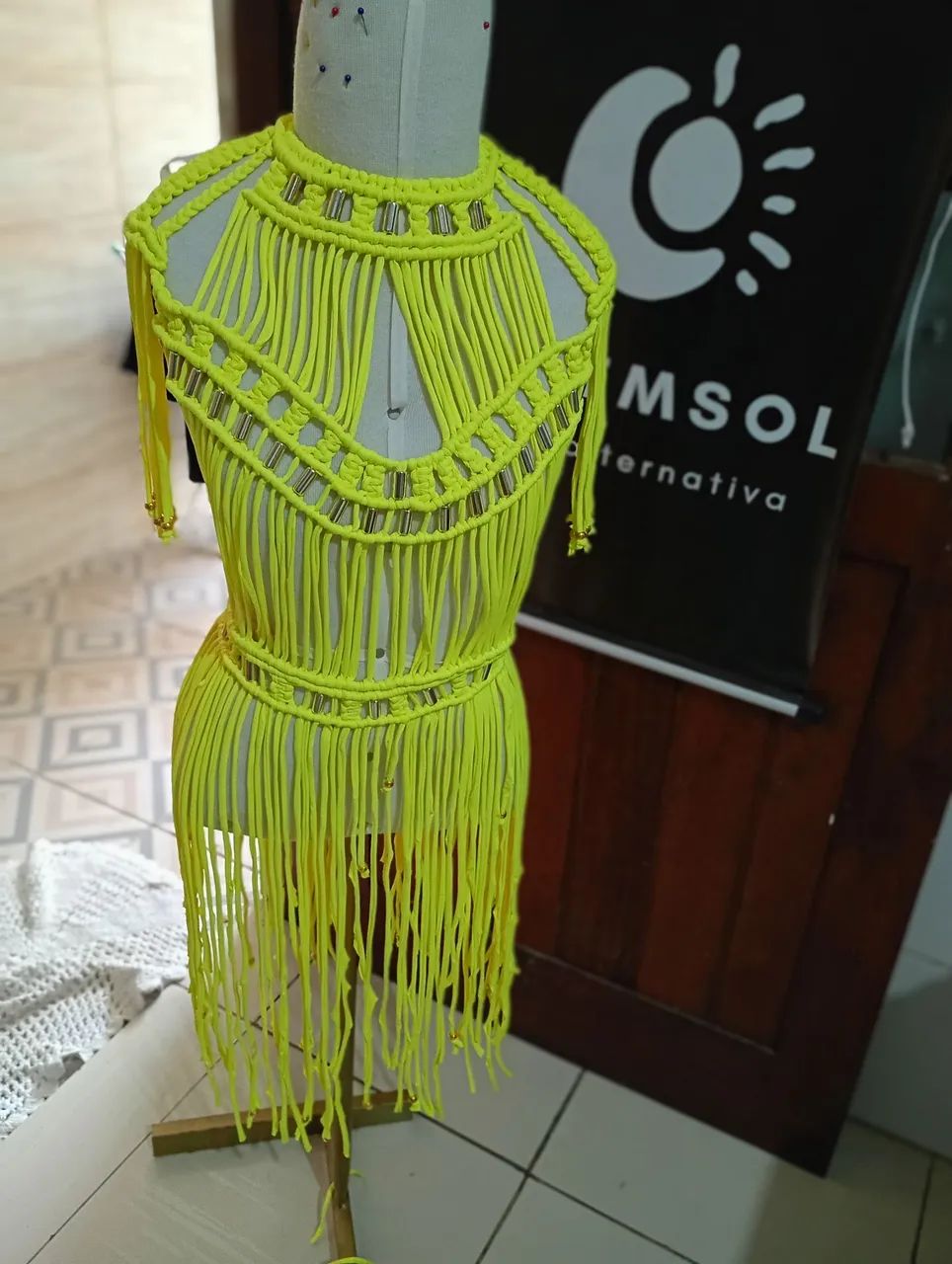 Peça em Macramé  - Foto 3