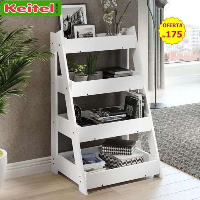 Estante Multifuncional Life Cor Branco
