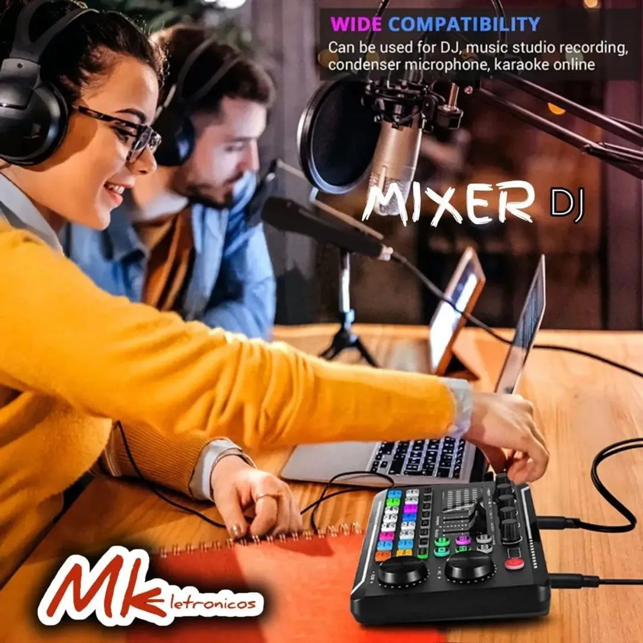 MIXER DJ BLUETOOTH MINI  - Foto 3