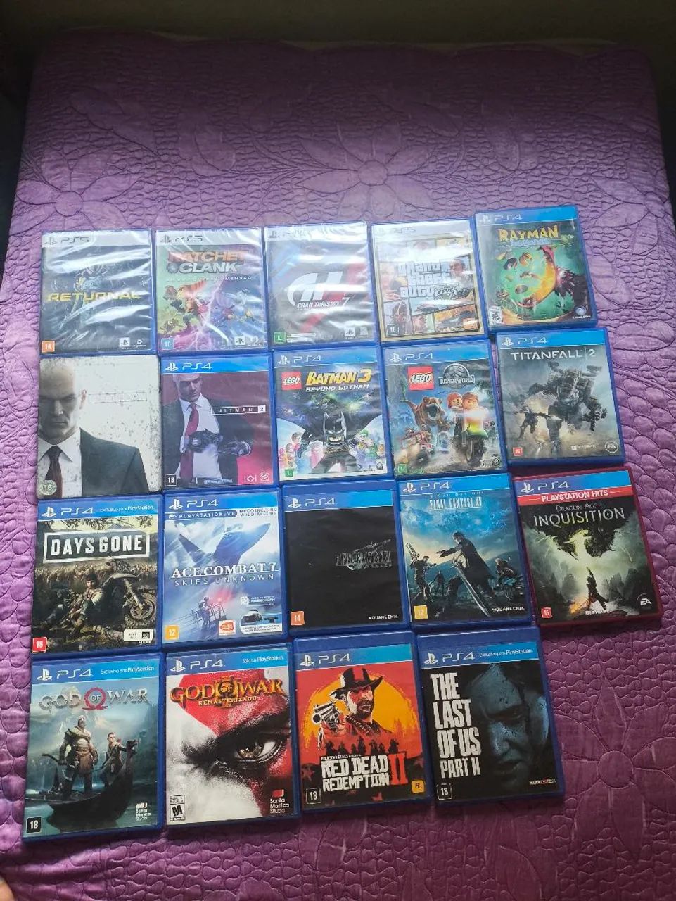 Jogos de PS4 e ps5 jogos a partir de 55