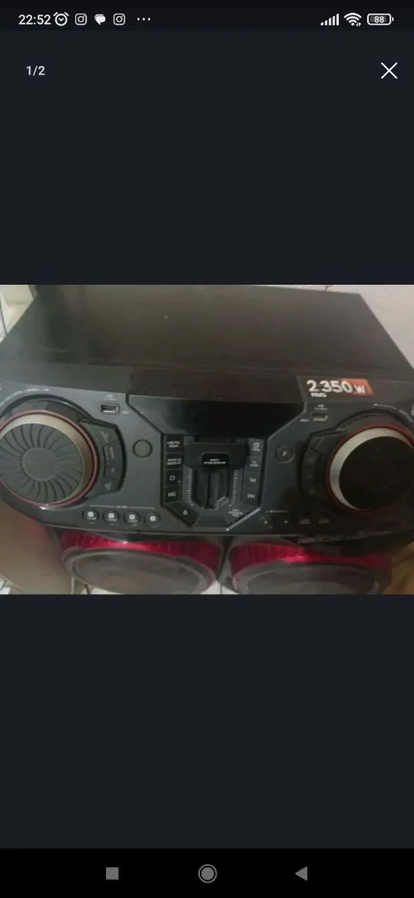 aparelho de som lg