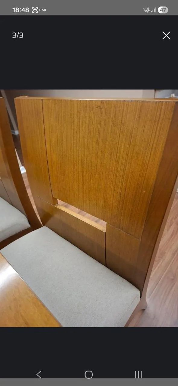 Oito Cadeiras de Jantar Sem a Mesa  - Foto 3
