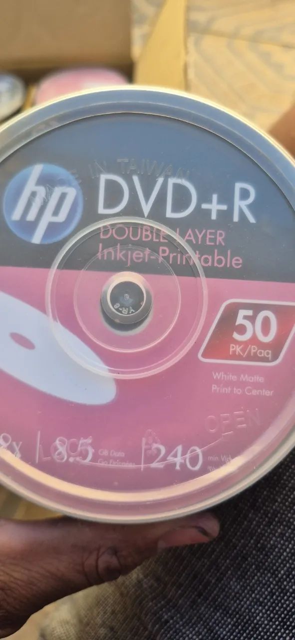 DVD-R (HP) Double Laywr Inkjet-Printable