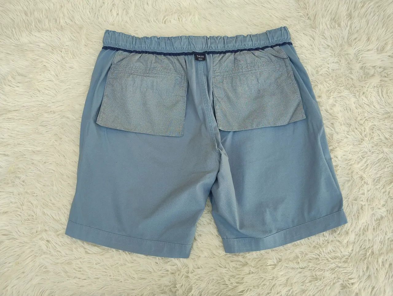 Bermuda Masculina Taco Azul claro GGG  - Foto 3