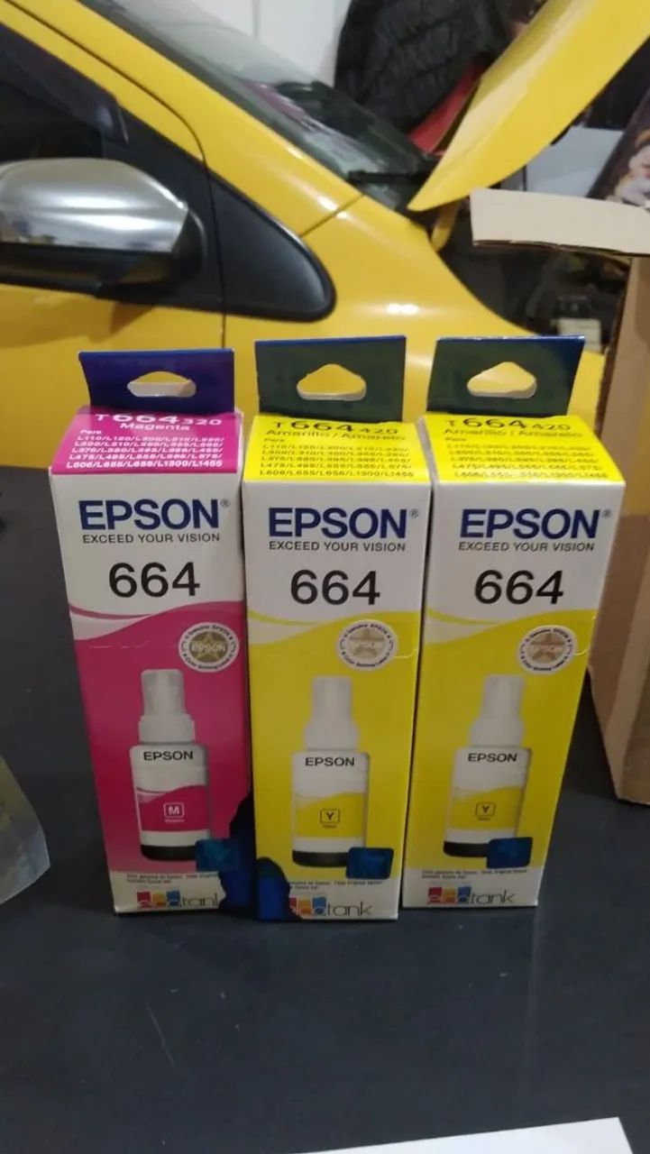 Tintas Epson 664 novos Impressoras L355, 365, 375 etc  - Foto 2