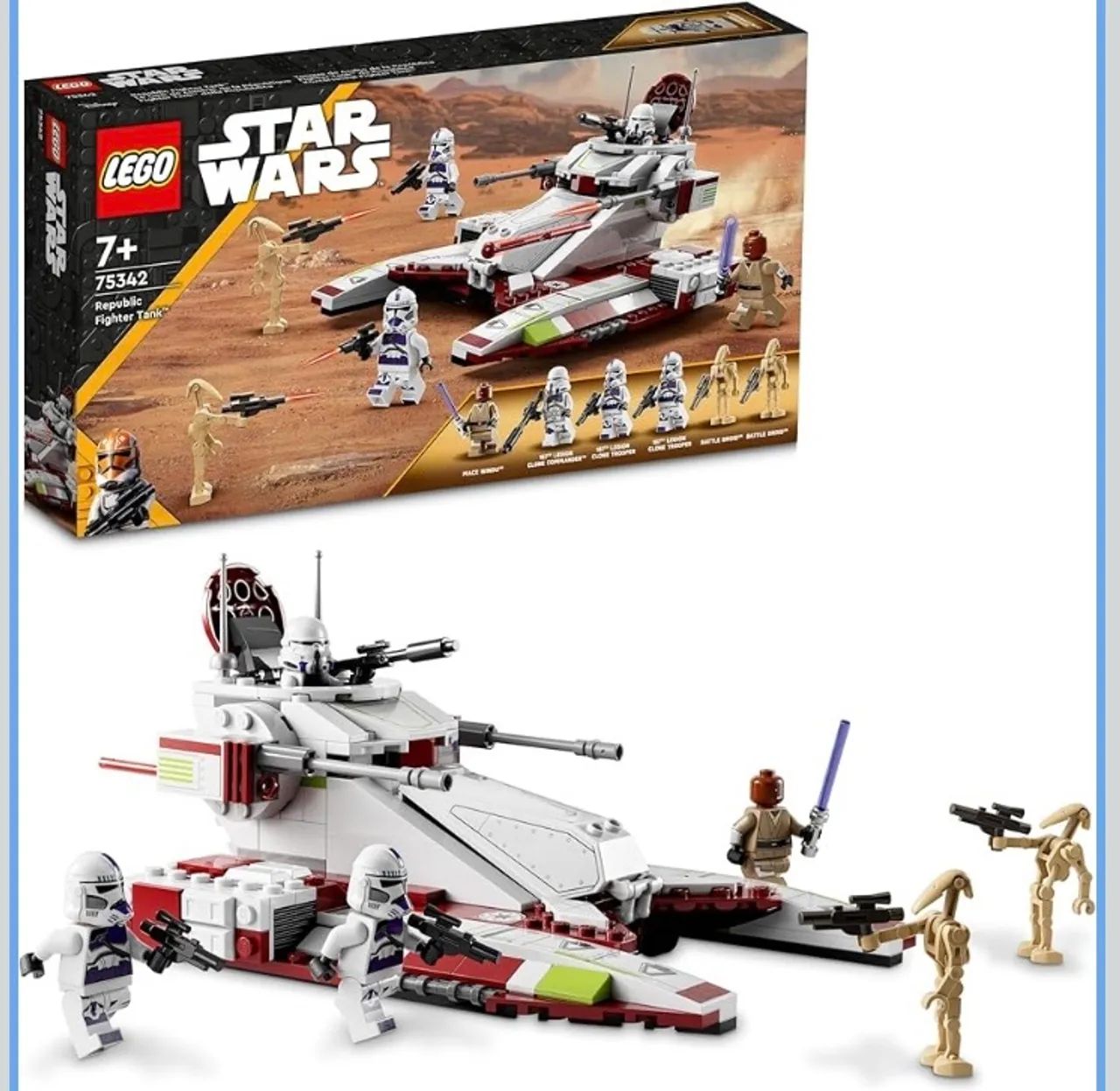 ゆ Lego Star Wars 75342 - Fighter Tank da República - Novo - Hobbies