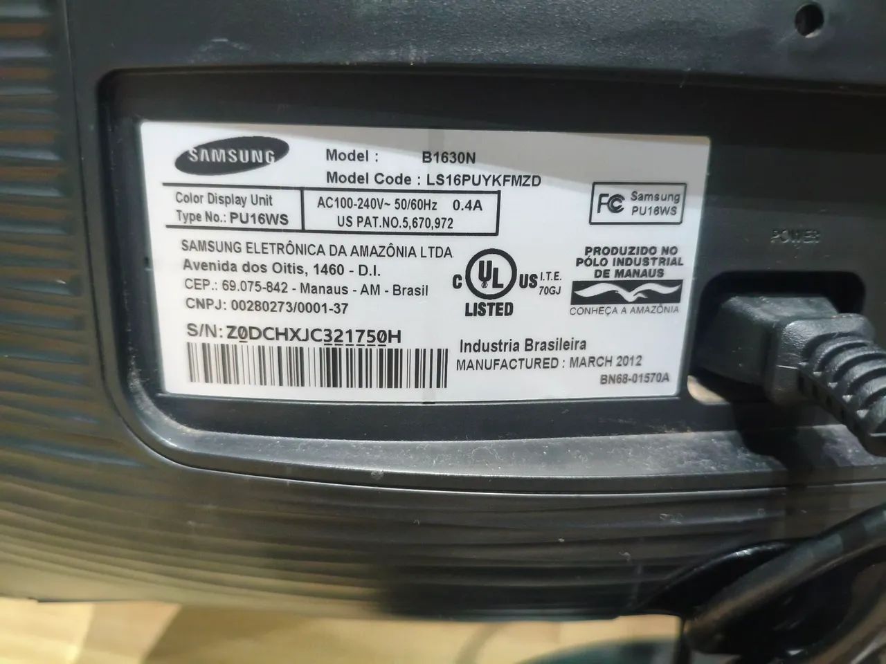 MONITOR SAMSUNG Menu (Digital) - Foto 3