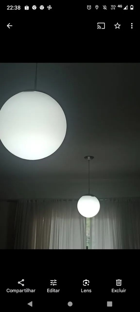 Lustres em Vidro. - Foto 2