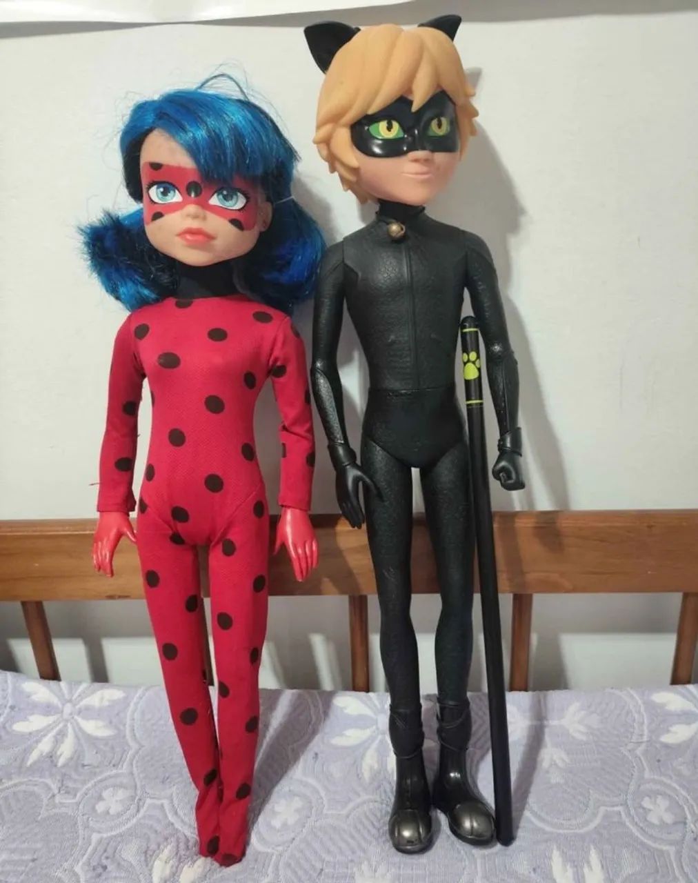 Boneca Ladybug e Cat Noir Miraculous Original BabyBrink