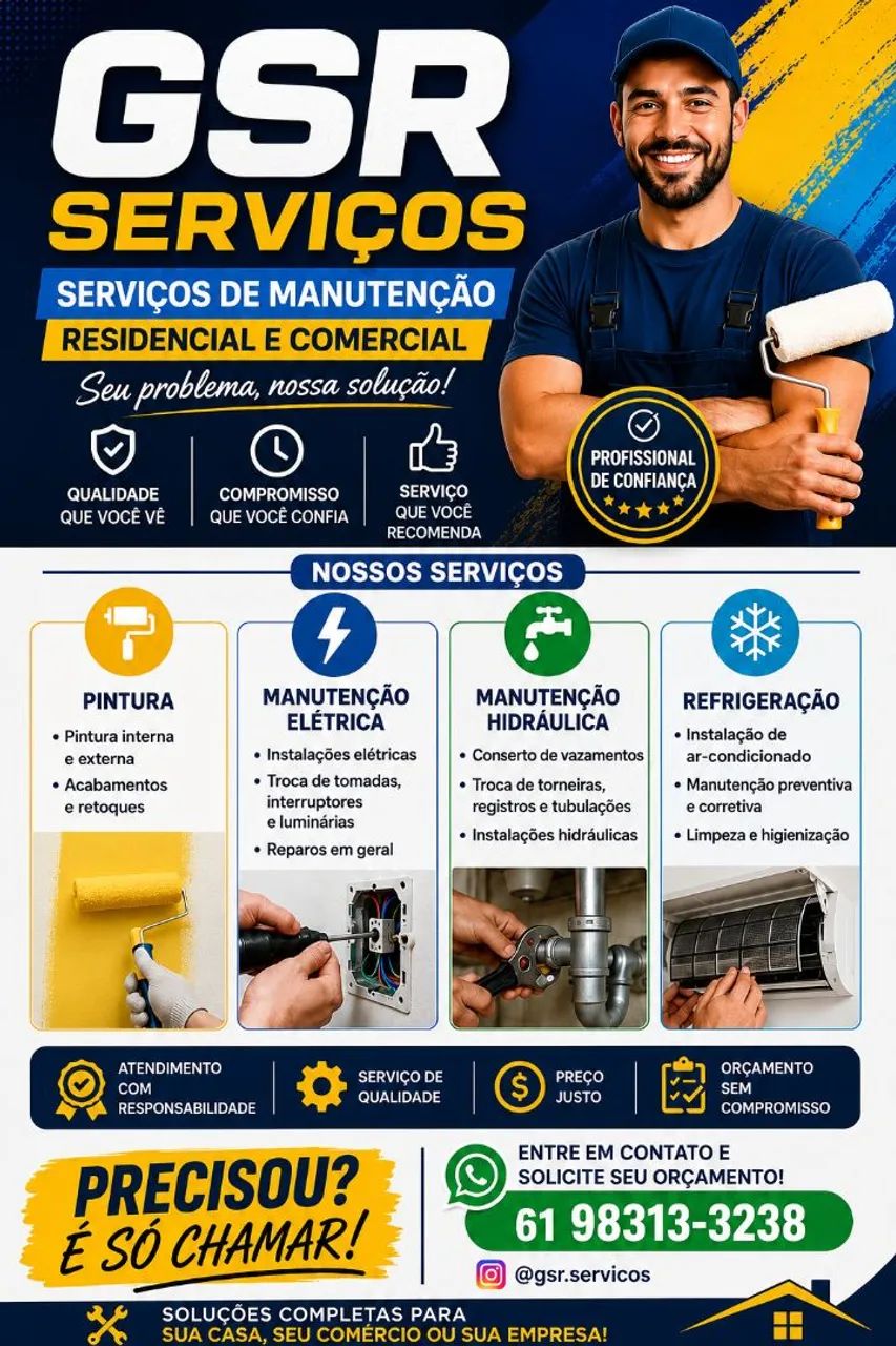 Manutenção em geral e reforma  