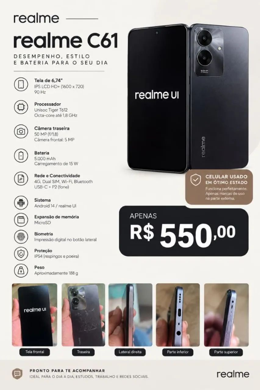 Celular boas condições 
