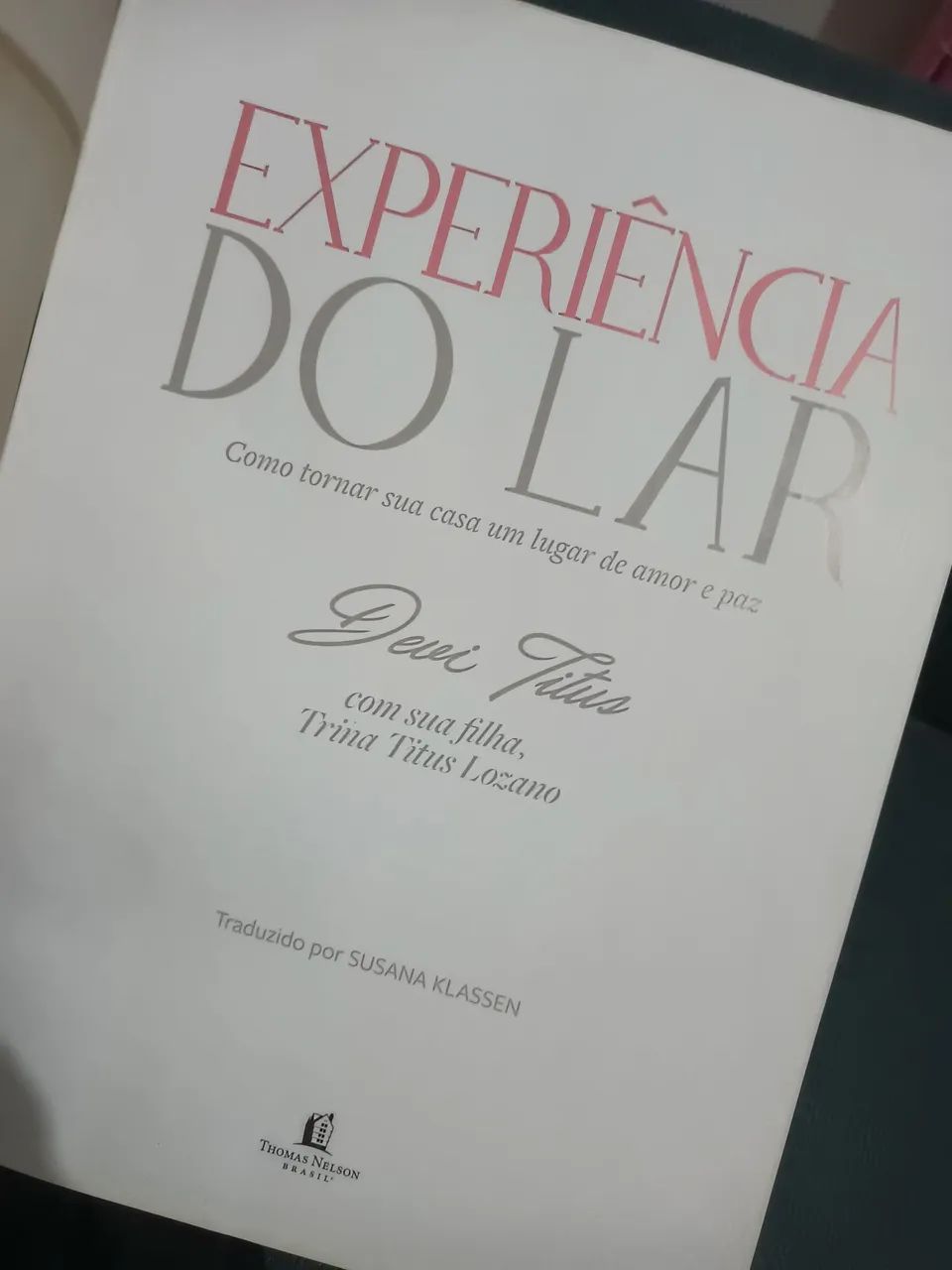 Livro experiência do lar  - Foto 2