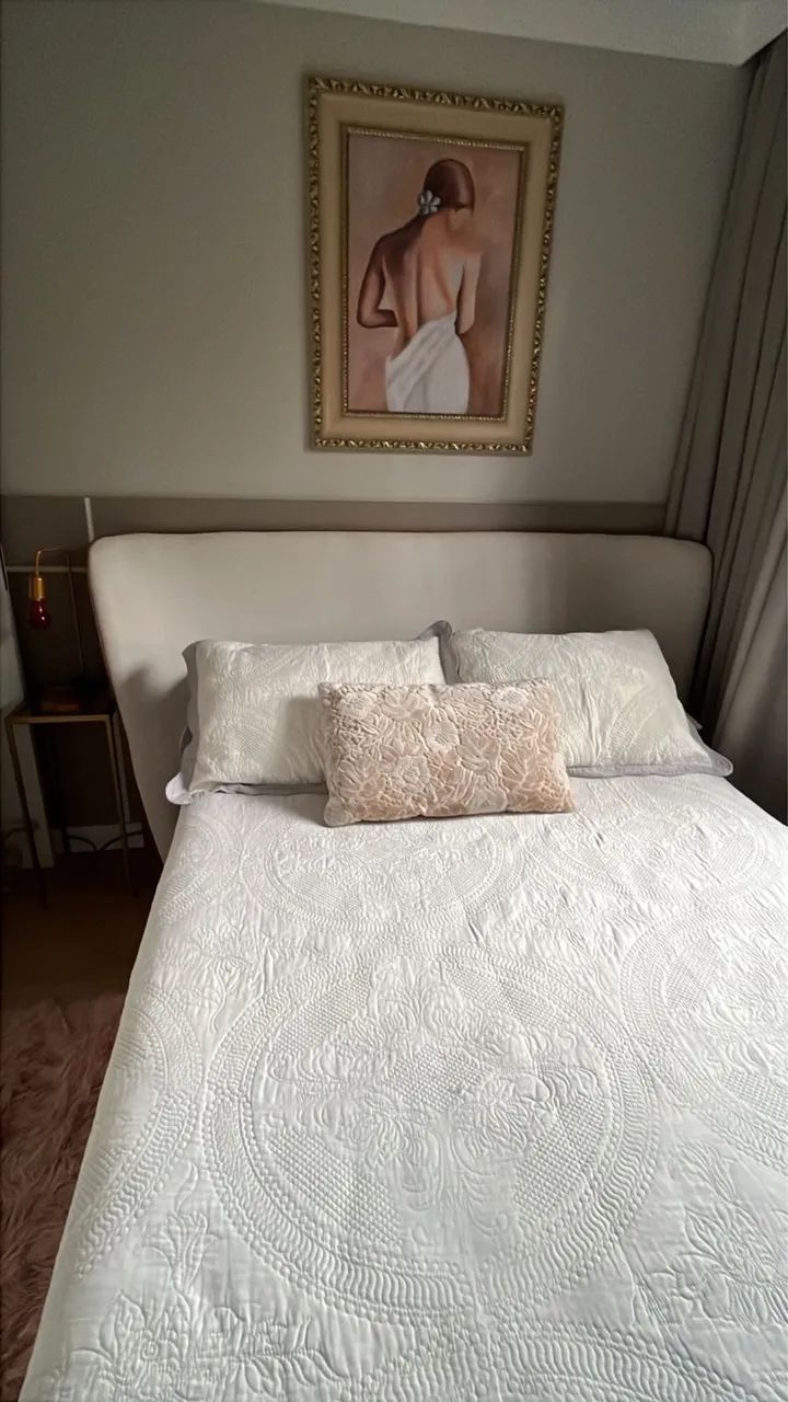 Cabeceira de cama Casal estofada 