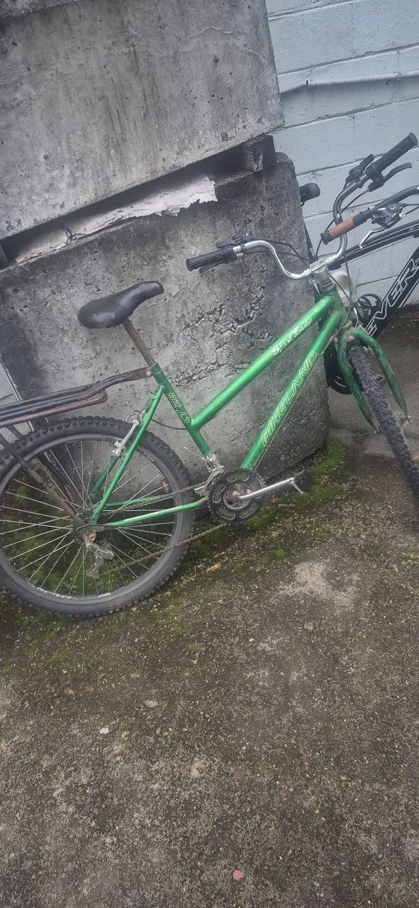 Bike Verde Usada Aro 26 - Foto 2