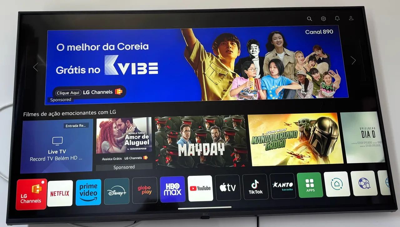 telão smart tv lg tudo funcionando perfeitamente 50 4k. 1299 preço final 