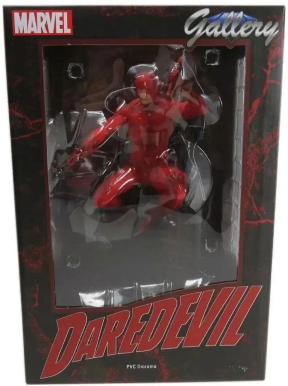 Demolidor Marvel Gallery Diamond Select Estátua Traje Clássico Daredevil  - Foto 3