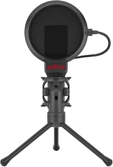 Microfone Gamer Redragon Seyfert Profissional Podcast, P2, Com Tripé E Pop Filter - GM100 - Foto 4