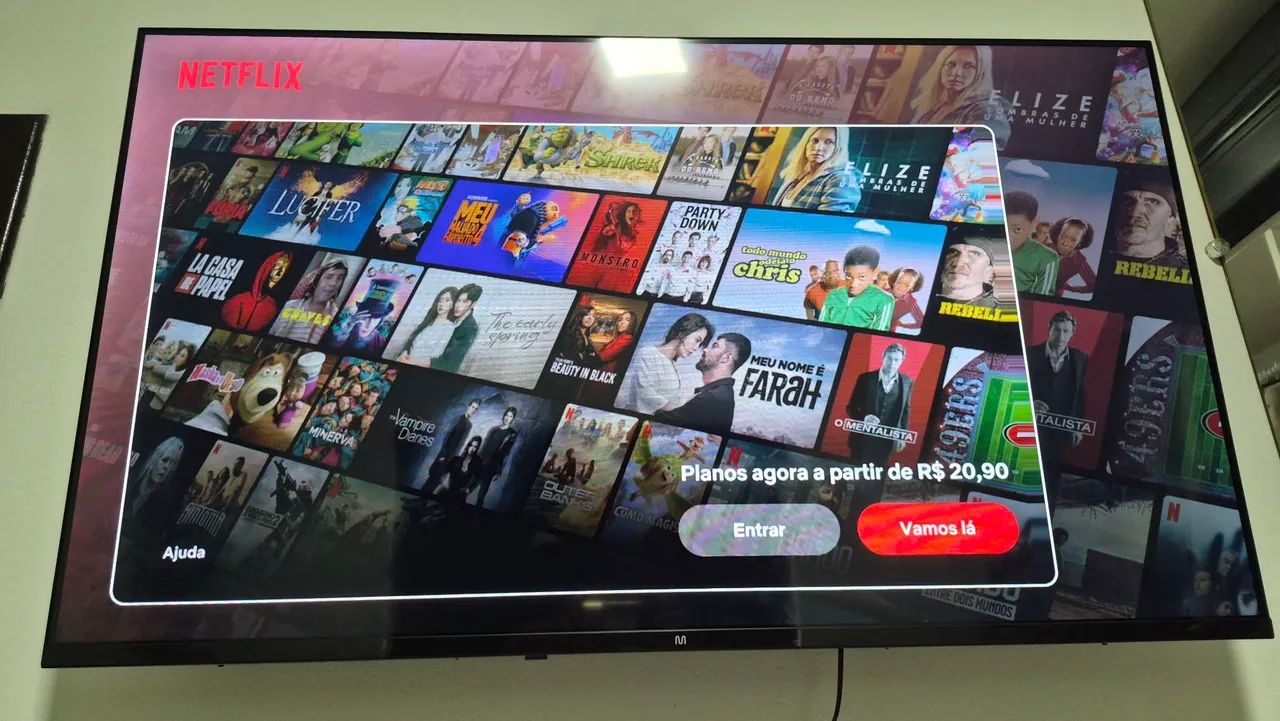 Smart TV 43 pol com comando de voz<br>                     - Foto 2