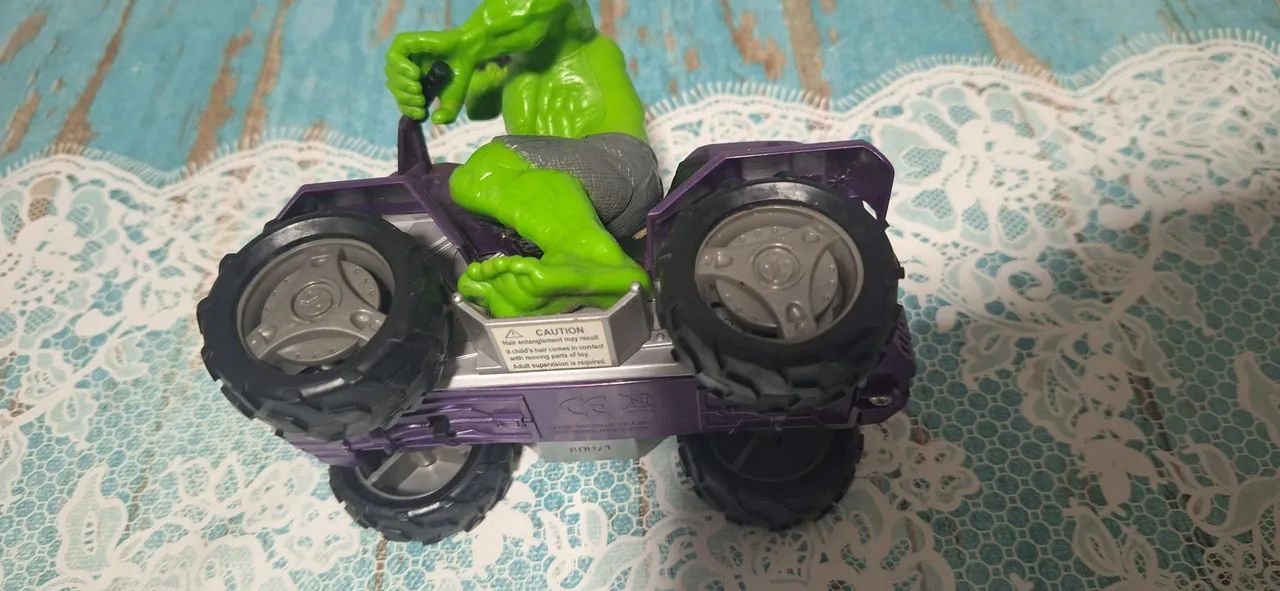 Boneco Hulk com carrinho  - Foto 5