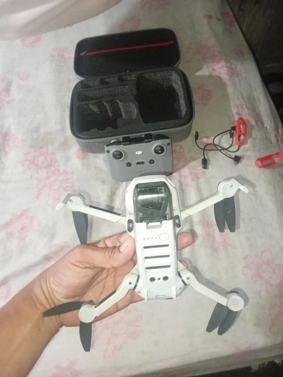 Drone dji mini 2× beg de transporte grava em 4k  - Foto 3