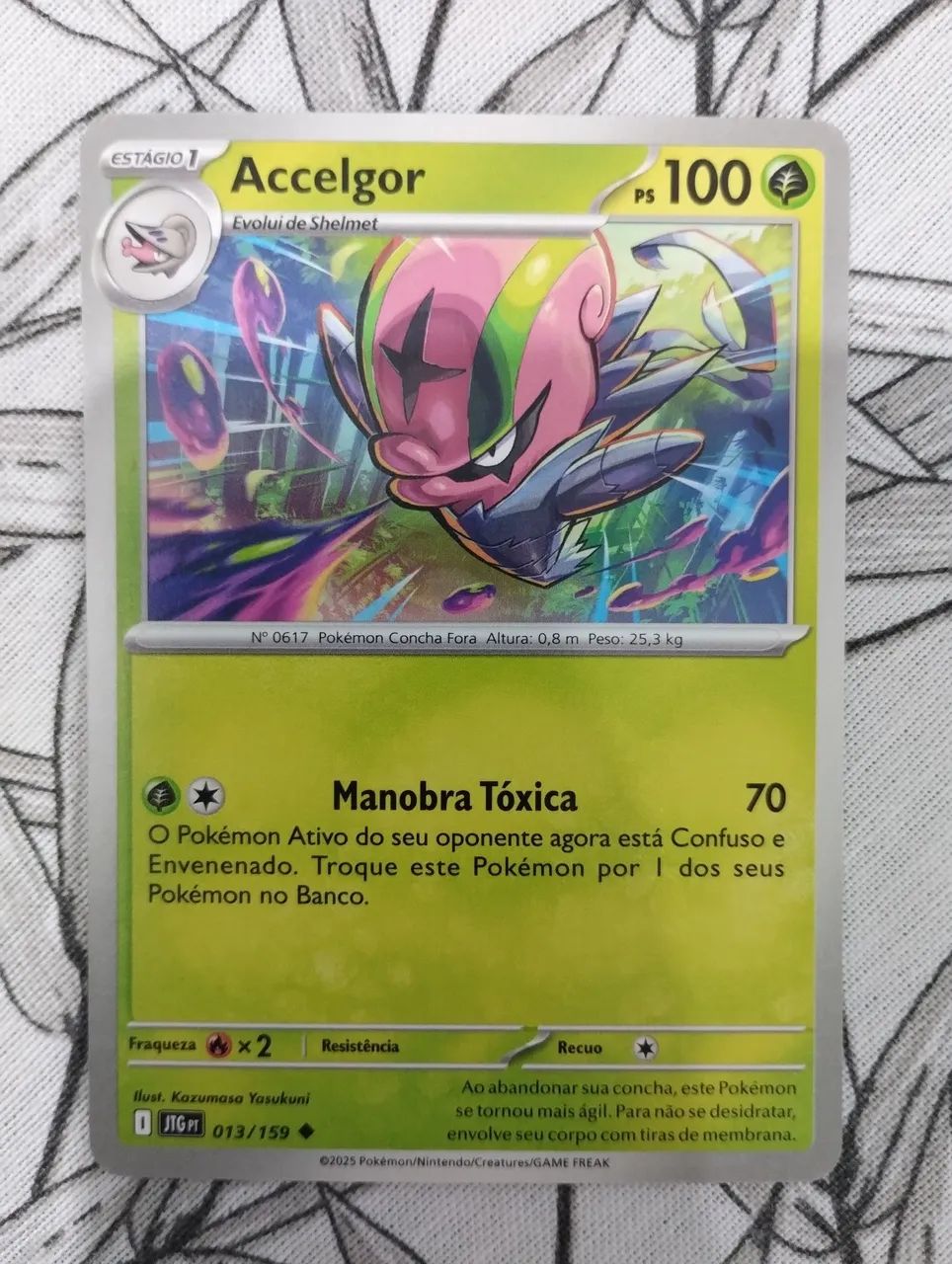 Accelgor Carta Pokémon Amigos de Jornada