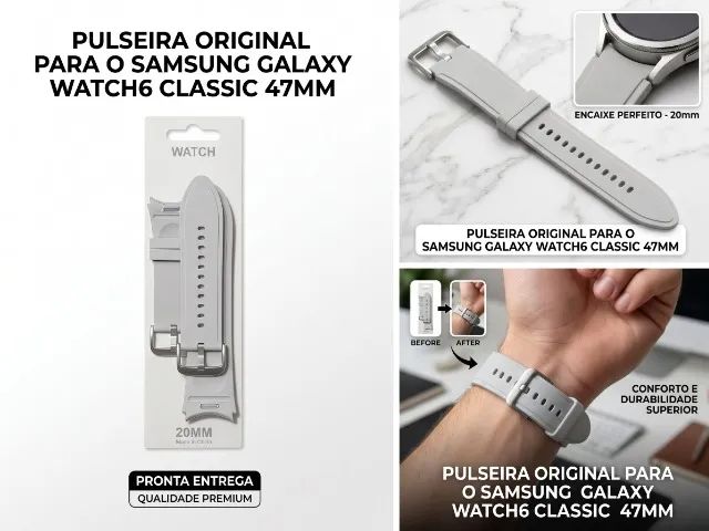 Kit com 19 Pulseiras Relógio Galaxy Watch 7, 6, 5 e 4 + Acessórios - Foto 2