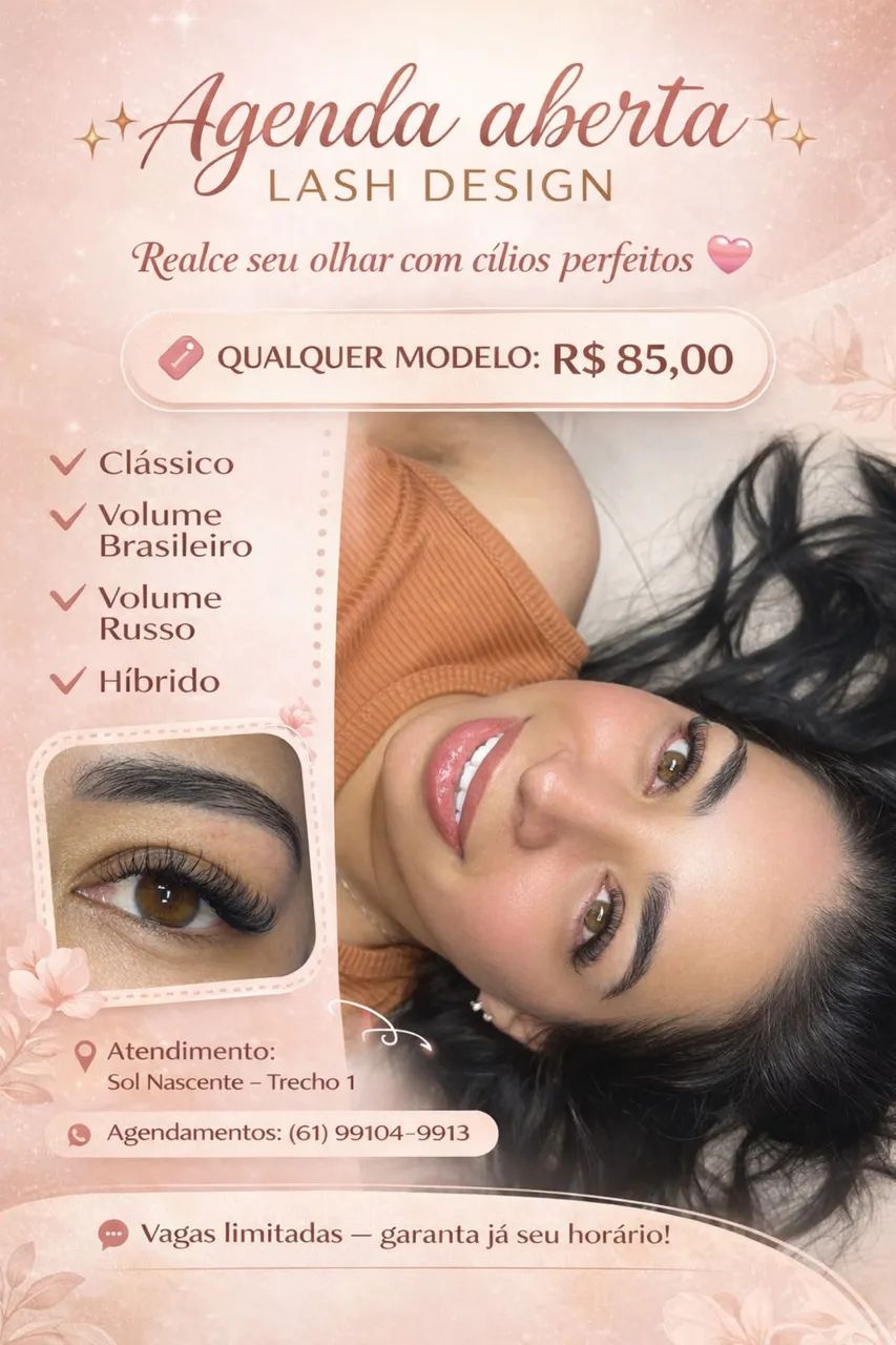Extensão de cílios fio a fio