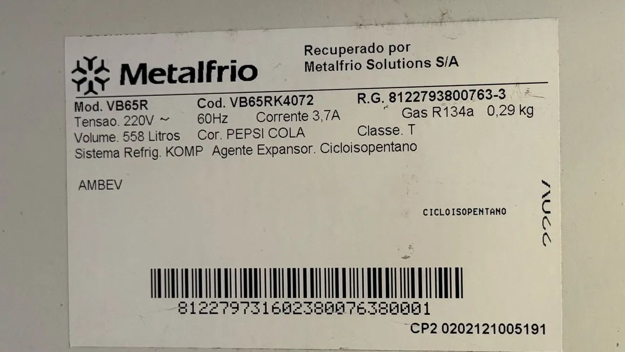 Expositora cervejeira - Equipamentos Para Comércio - Praia João